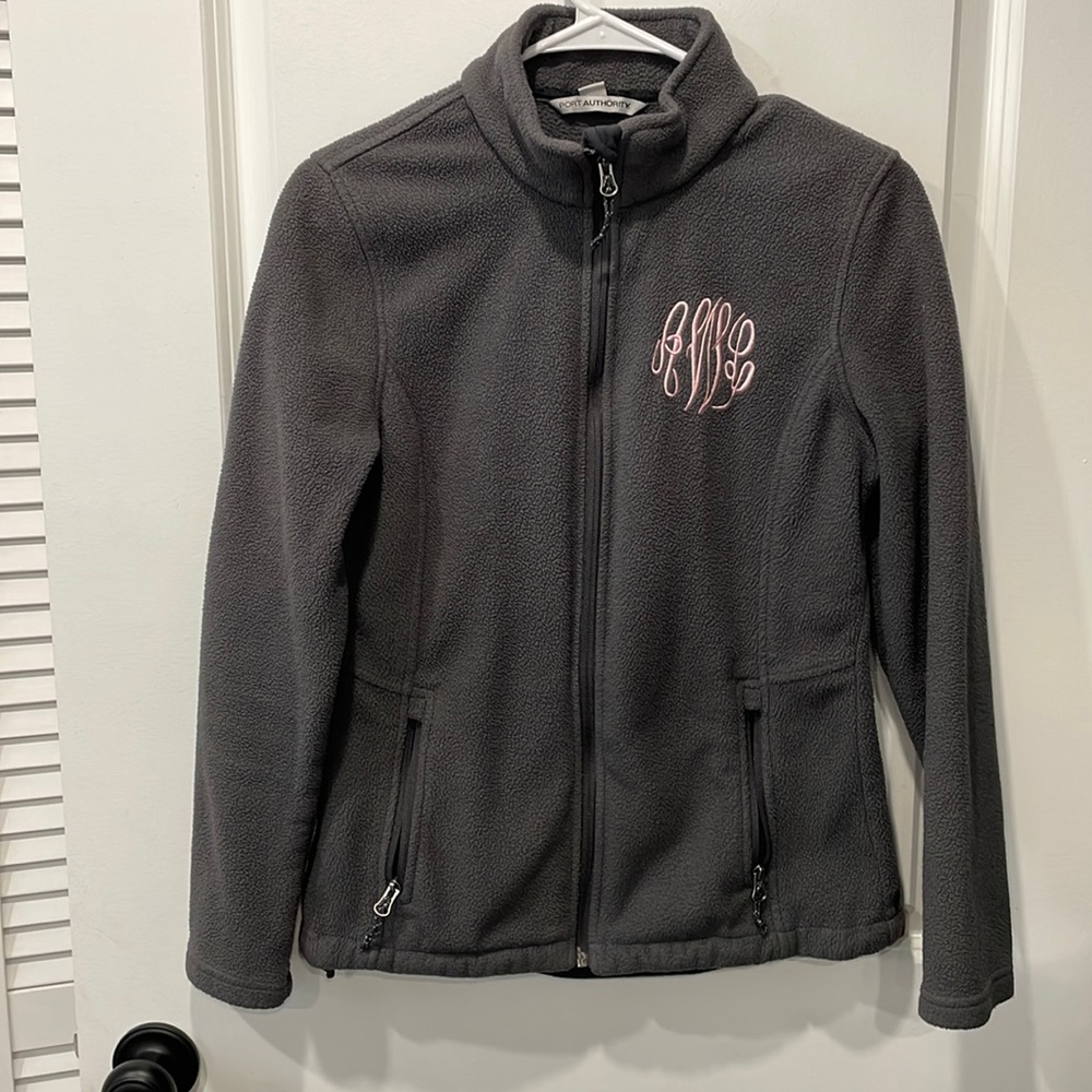 ALW monogram fleece jacket